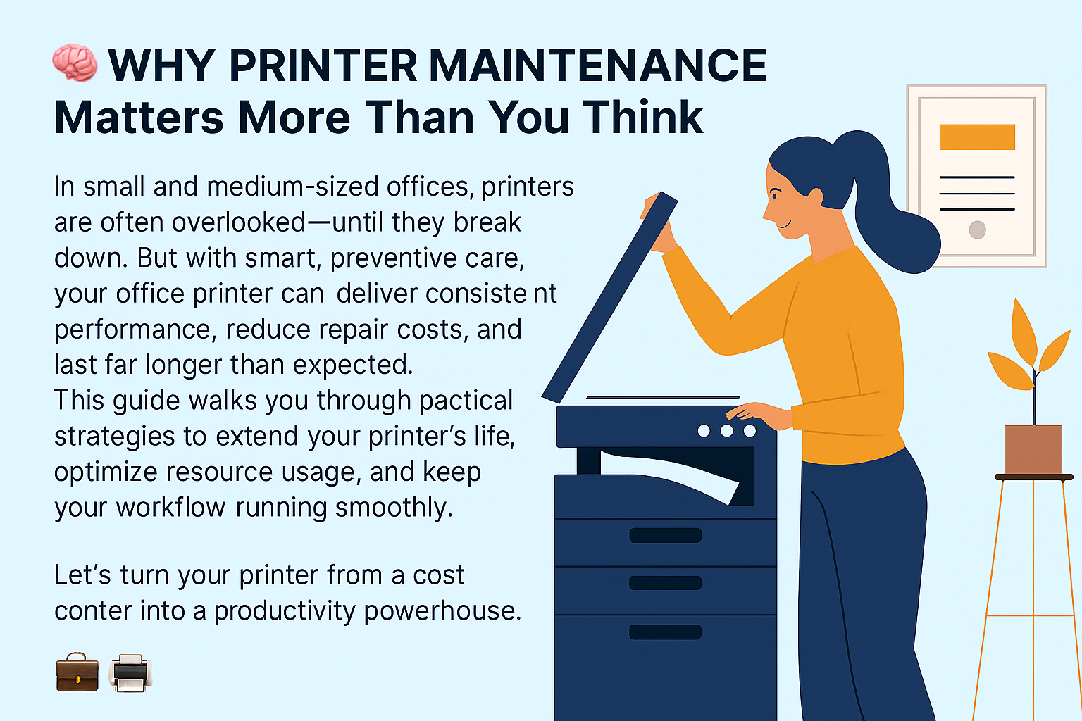 افزایش عمر پرینتر اداری