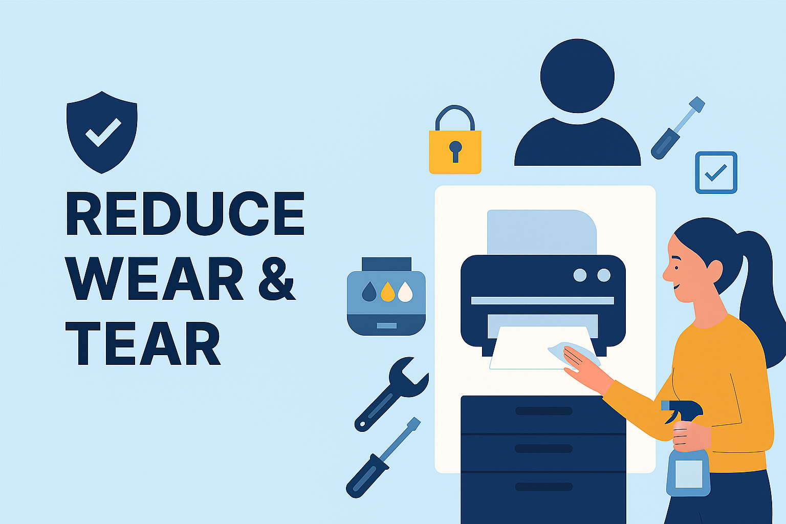 افزایش عمر پرینتر اداری