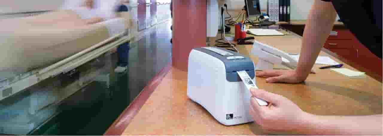 پرینتر لیبل زن مچبند بیمارستانی زبرا ZEBRA HC100