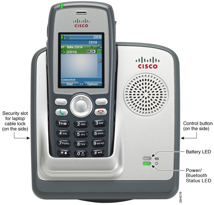تصویر جلو Cisco Unified Wireless IP Phone 7925G 