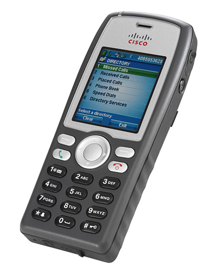 نمای کنار Cisco Unified Wireless IP Phone 7925G 