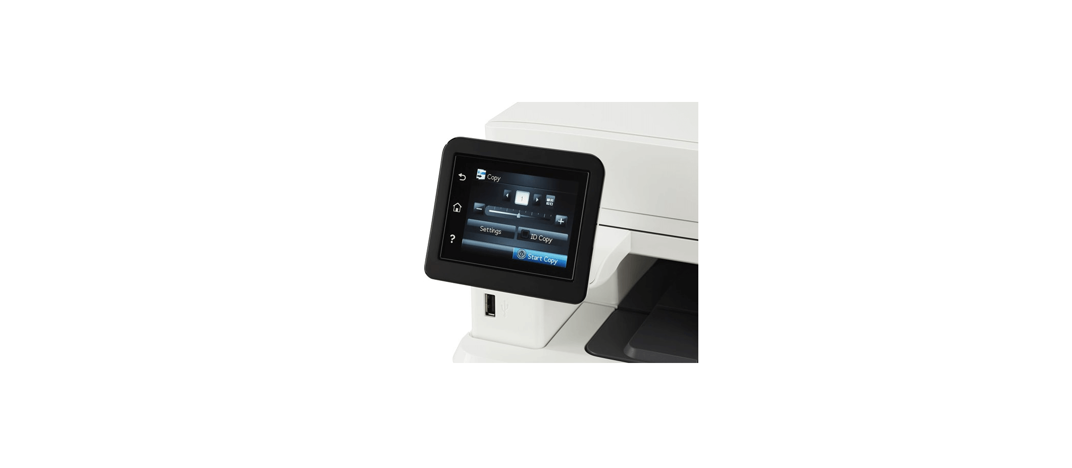 تصویر صفحه نمایش لمسی رنگی 3 اینچی مشخصات پرینتر 426fdn اچ پی