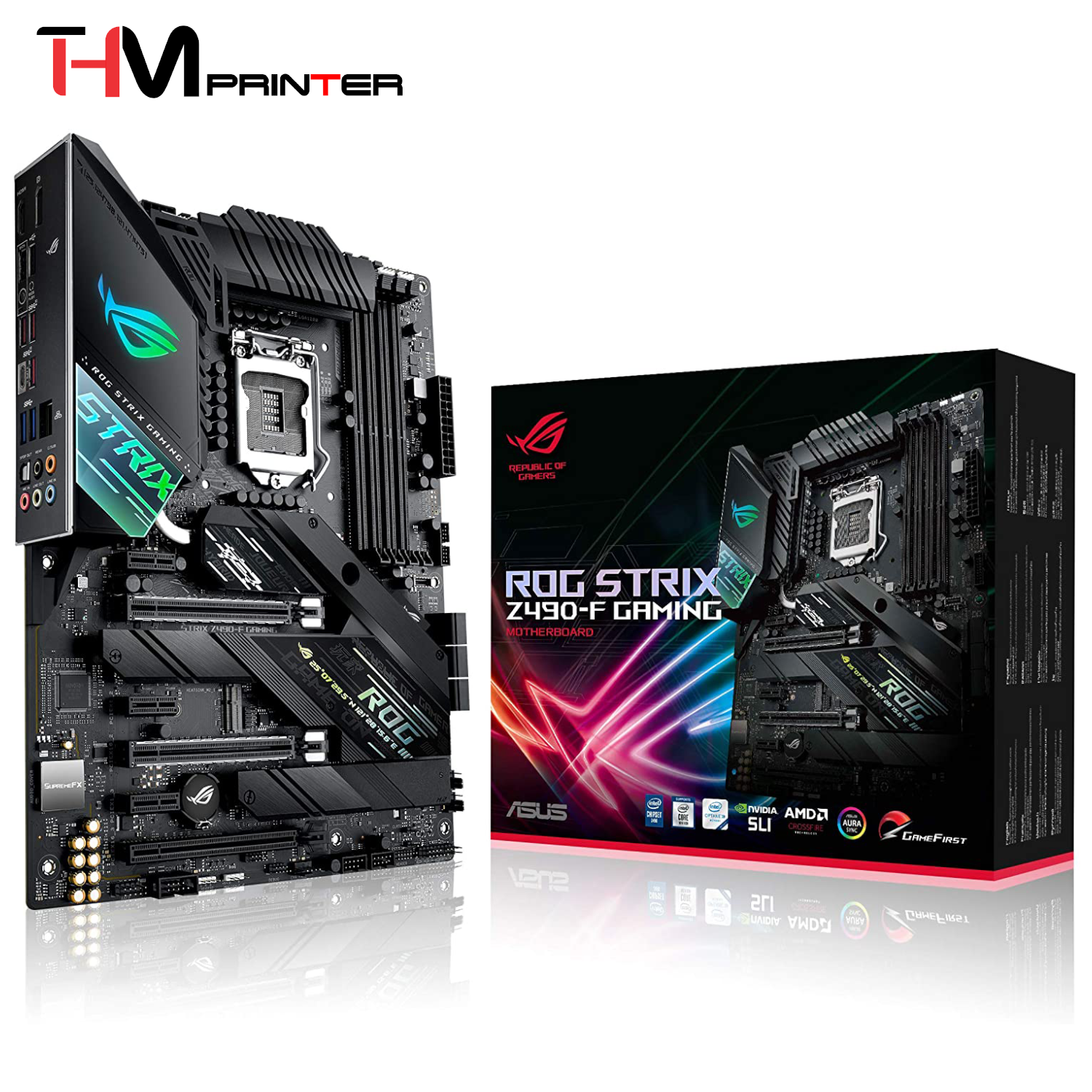قطعات کامپیوتر مادربرد ایسوس ROG STRIX Z490-F GAMING