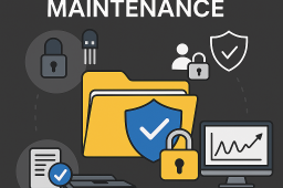 پرینتر و دستگاه کپی اداری با نمودار Analytics و نماد IoT نشان‌دهنده نگهداری پیش‌بینانه برای کاهش هزینه و توقف